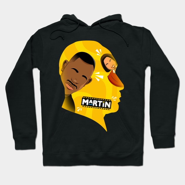 martin comedy black show Hoodie by jan jeiju